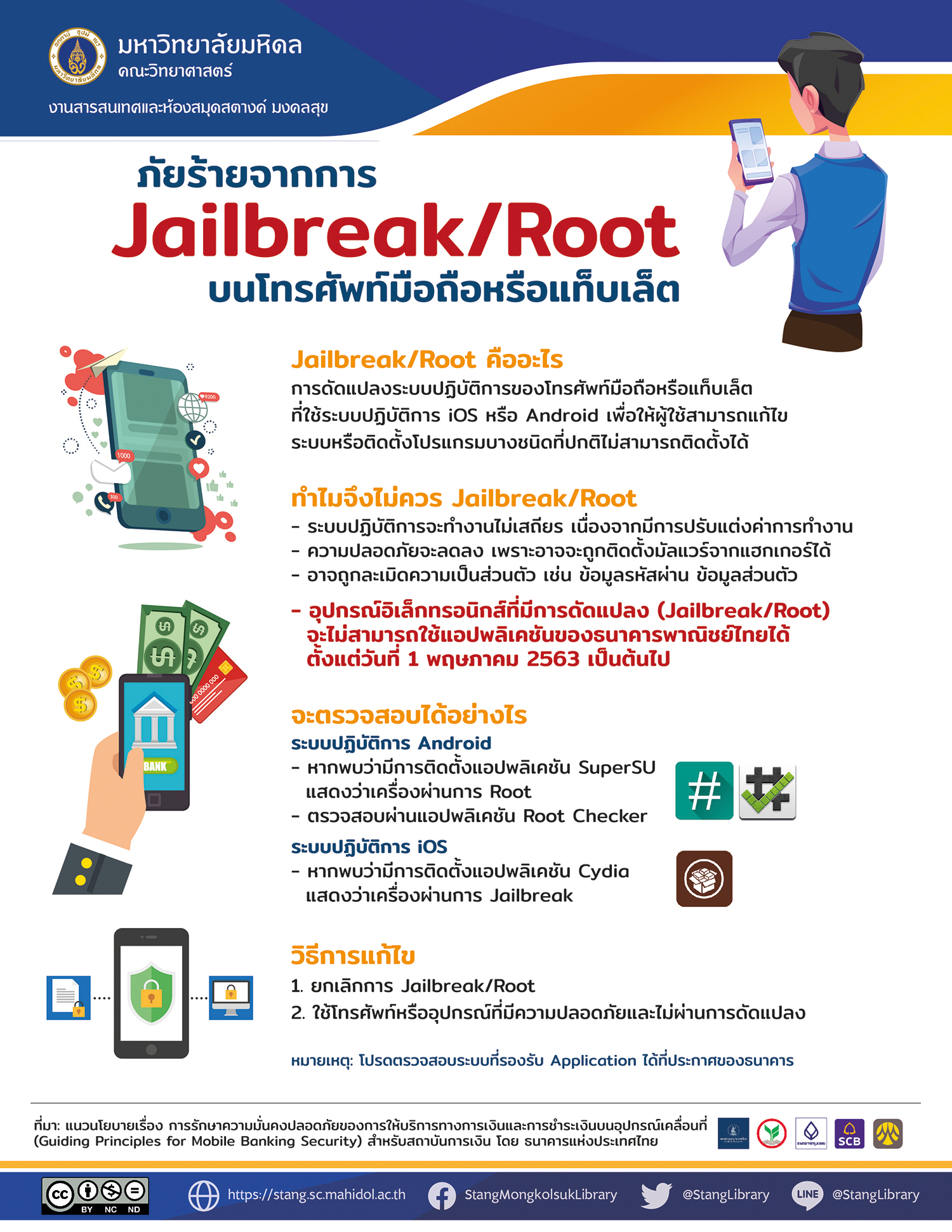 ภัยร้ายจากการ Jailbreak/Root บนโทรศัพท์มือถือหรือแท็บเล็ต