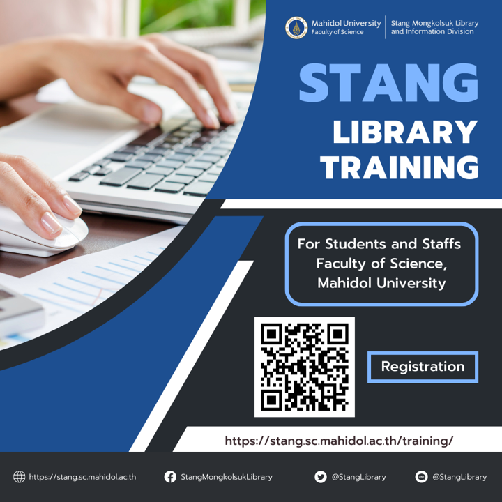 Stang Library Training's poster
