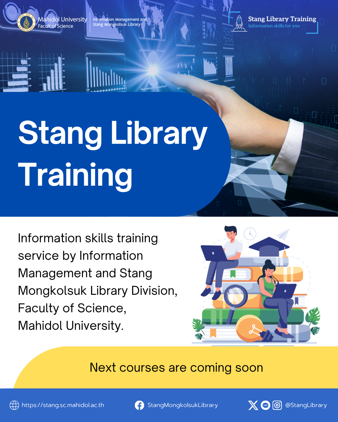 Stang Library Training's poster